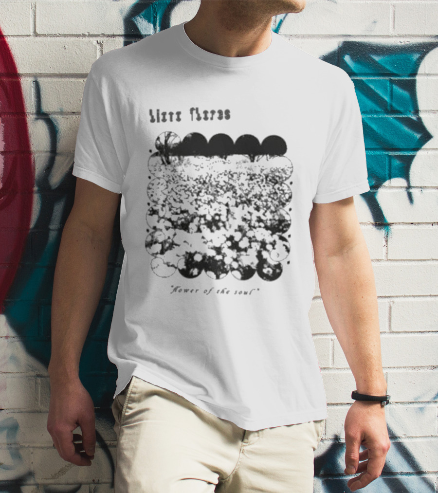 Liana Flores Flower Of The Soul Circle T-Shirt