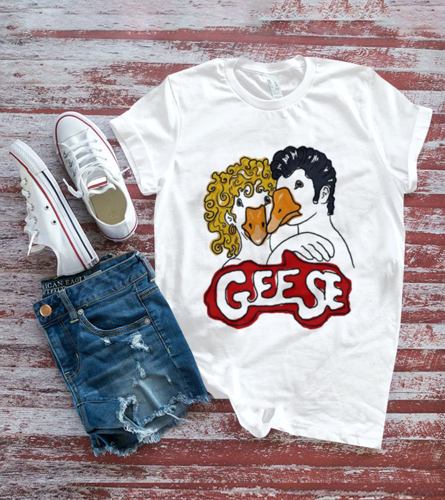 Grease Inspired Lonely Club Geese With Duck Faces T-Shirt