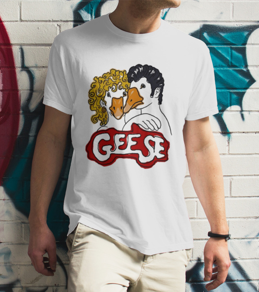 Grease Inspired Lonely Club Geese With Duck Faces T-Shirt