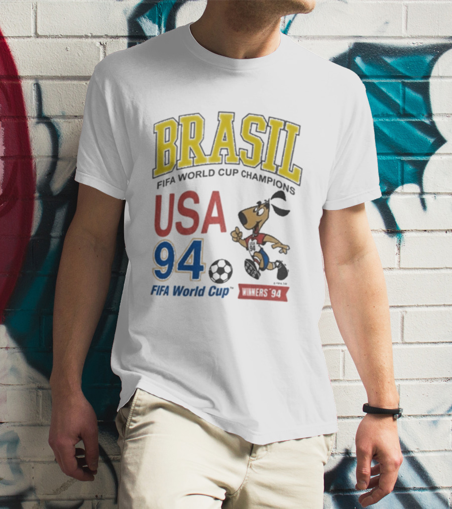 BRAZIL FIFA World Cup Champions USA 94 T-Shirt