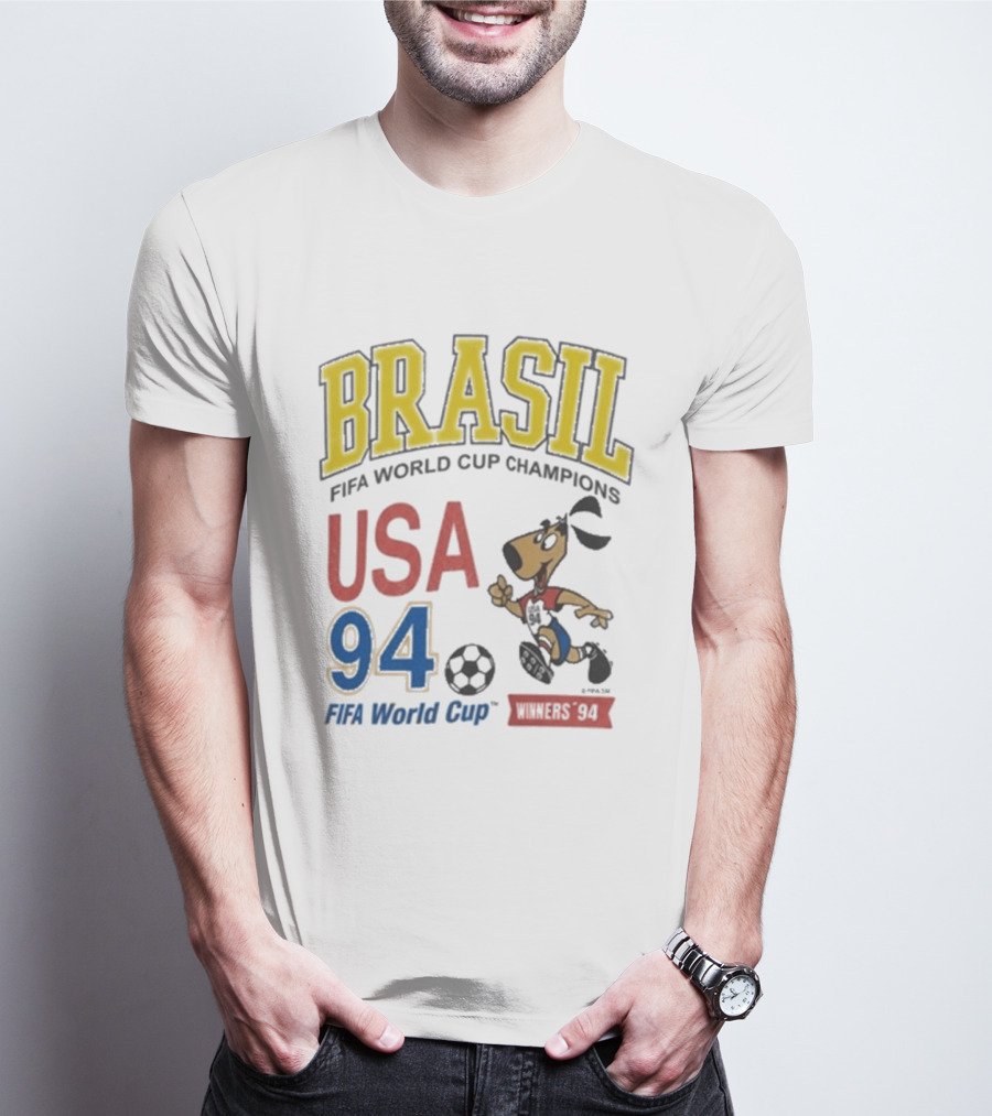 BRAZIL FIFA World Cup Champions USA 94 T-Shirt