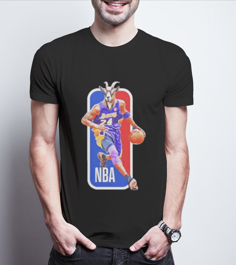 Kobe Bryant Los Angeles Lakers 24 NBA Goat Basketball T-Shirt