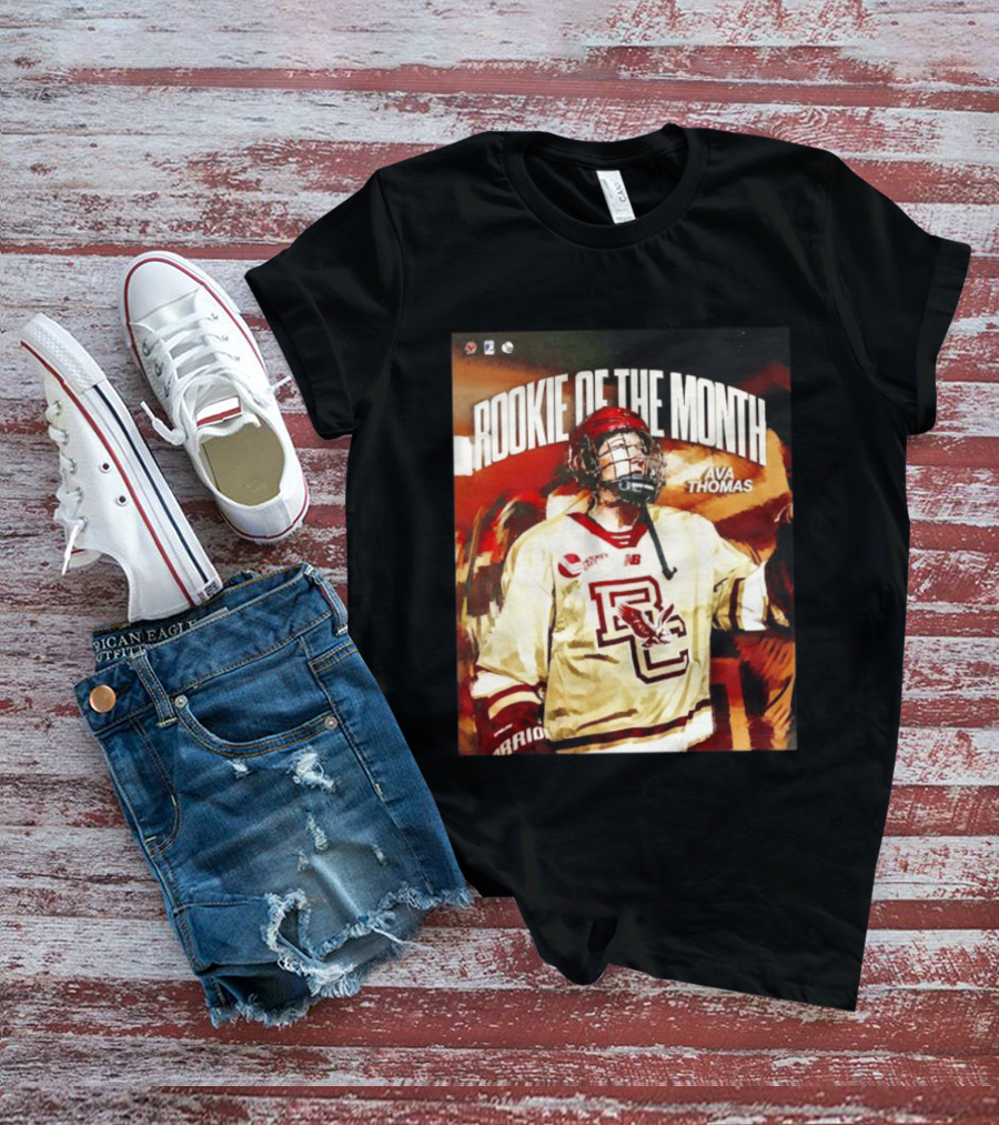 Rookie Of The Month Ava Thomas Boston College Hockey T-Shirt