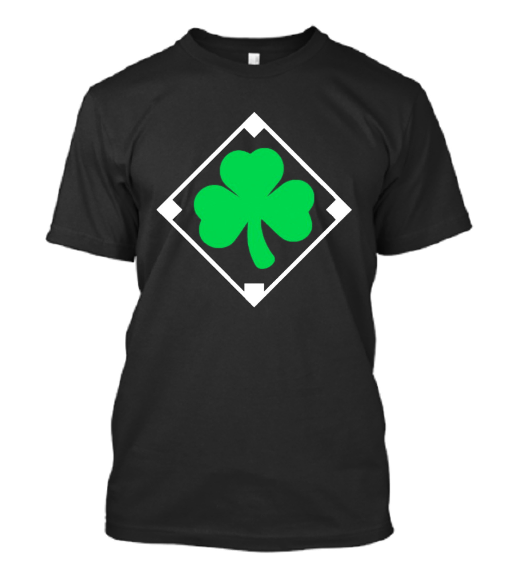 Shamrock Diamond Irish Licensed Clover T-Shirt