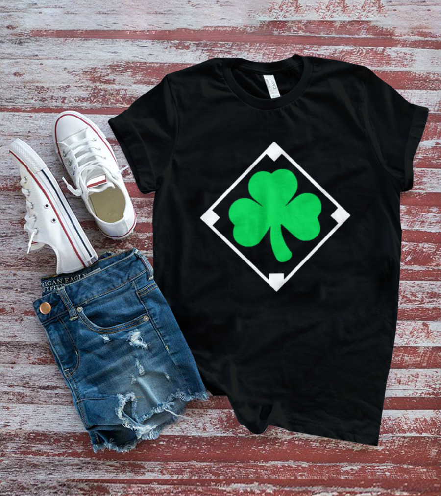 Shamrock Diamond Irish Licensed Clover T-Shirt