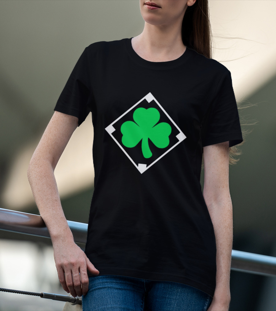 Shamrock Diamond Irish Licensed Clover T-Shirt