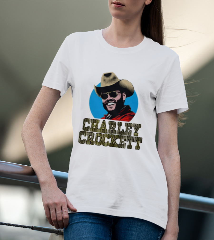 Charley Crockett Cowboy Hat Sunglasses Western T-Shirt