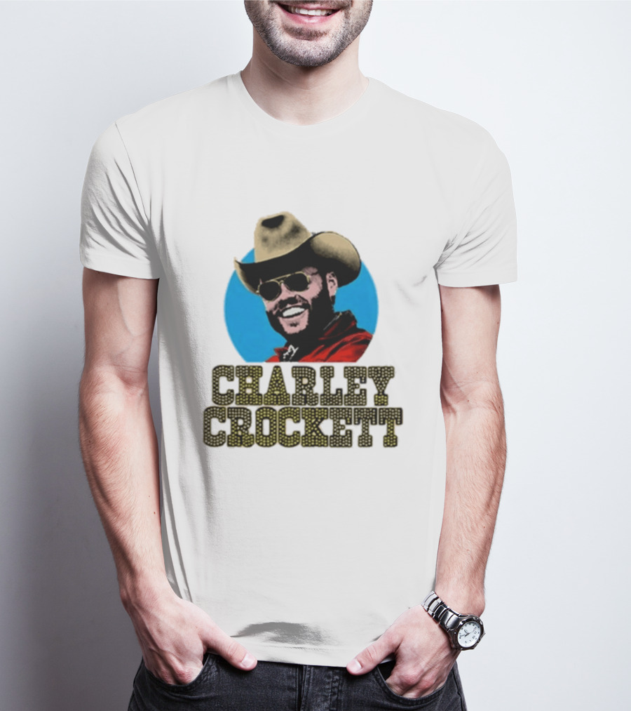 Charley Crockett Cowboy Hat Sunglasses Western T-Shirt
