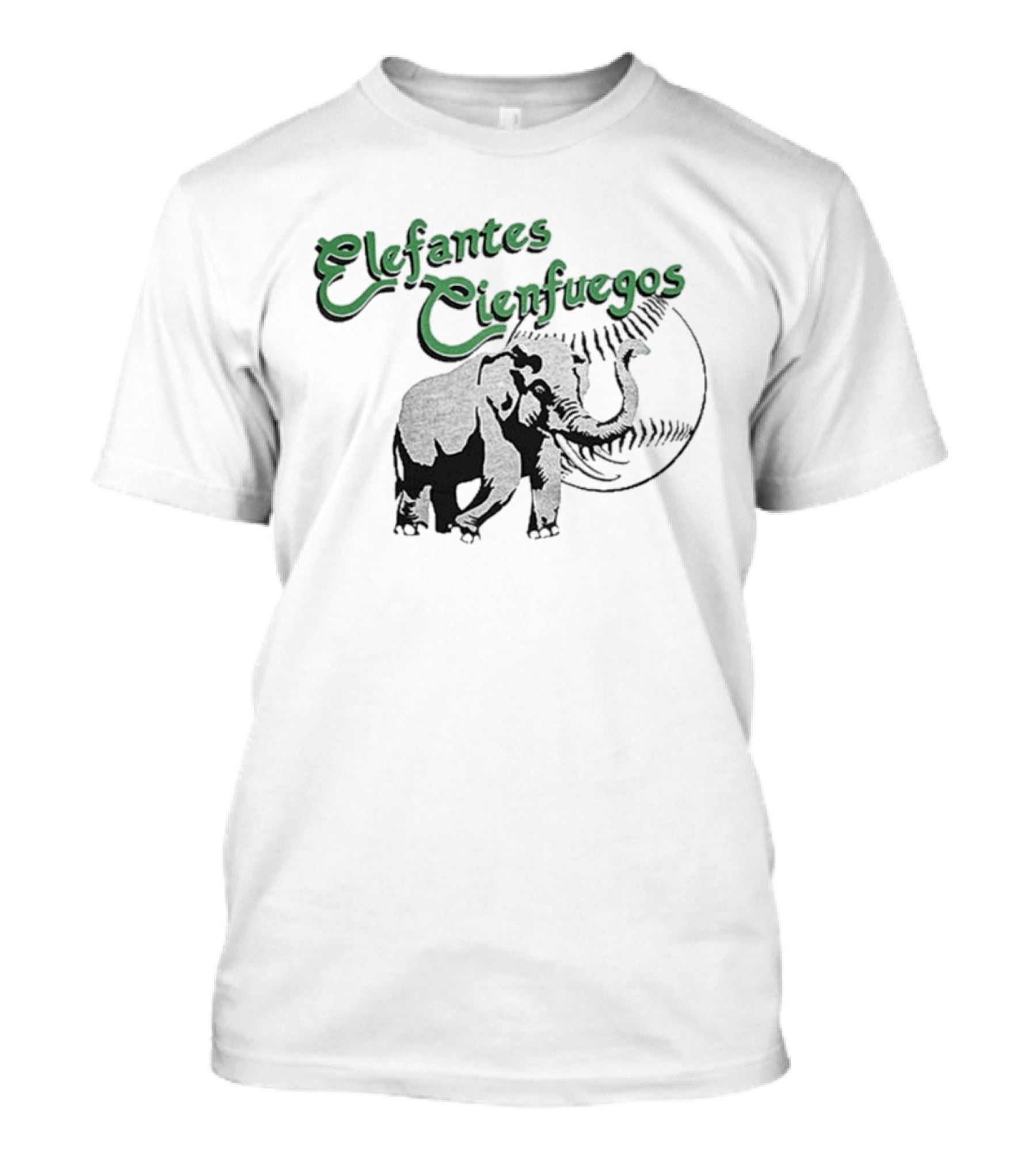 Elefantes Cienfuegos Elephant Vintage Baseball T-Shirt