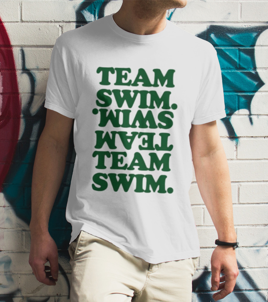 Johnnyswim Team Swim Team Swim Text Stacked T-Shirt
