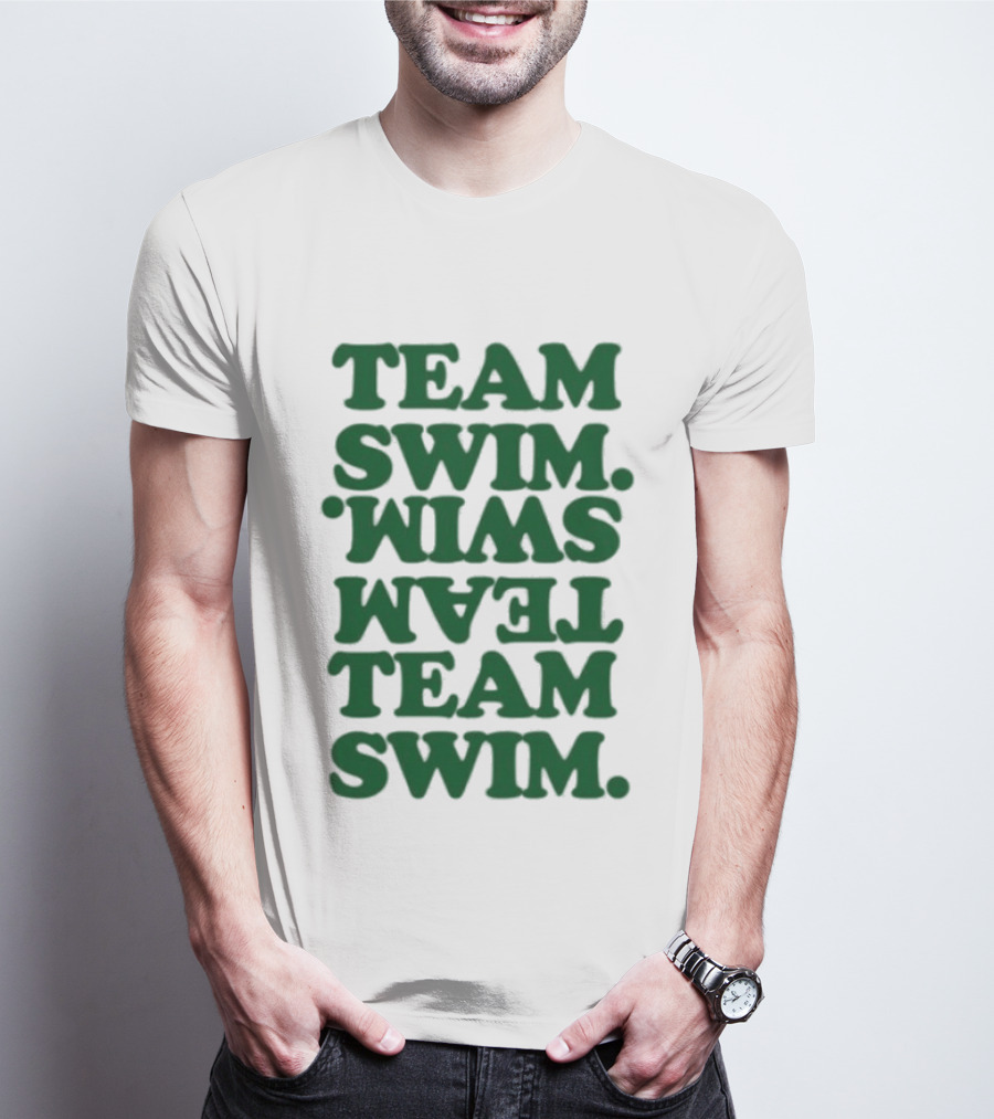 Johnnyswim Team Swim Team Swim Text Stacked T-Shirt
