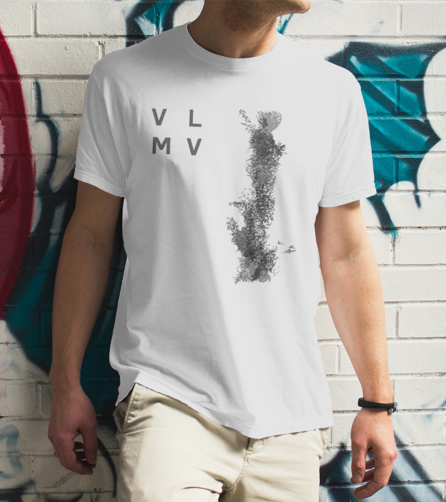 Vlmv There Will Come Soft Rains Abstract Monochrome T-Shirt