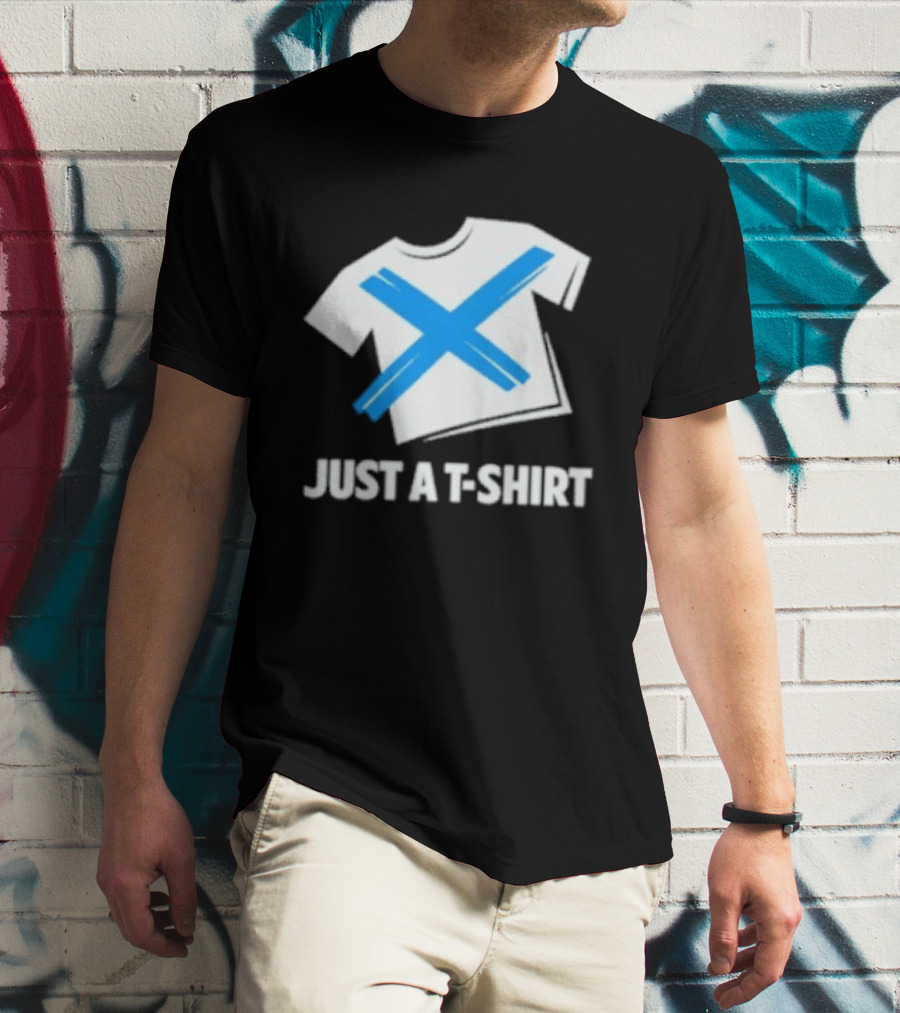 Just A Blue X T-Shirt