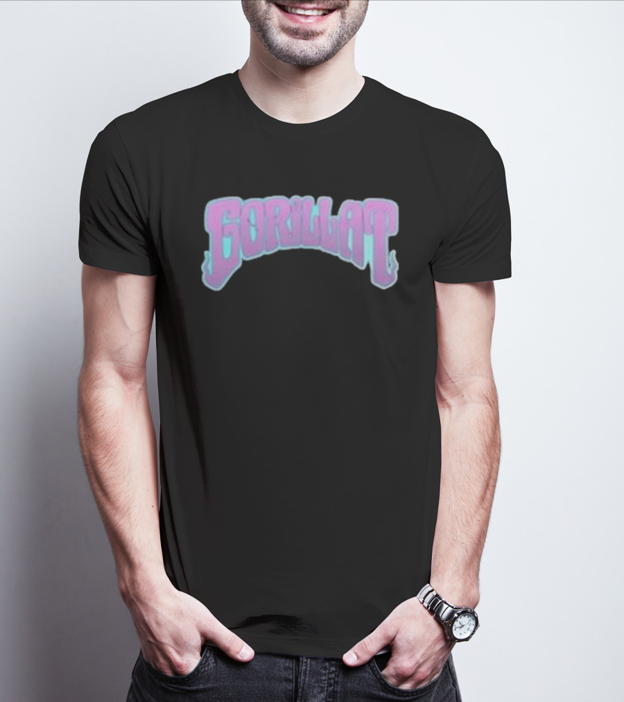Kt8 Gorillat Pink And Blue T-Shirt