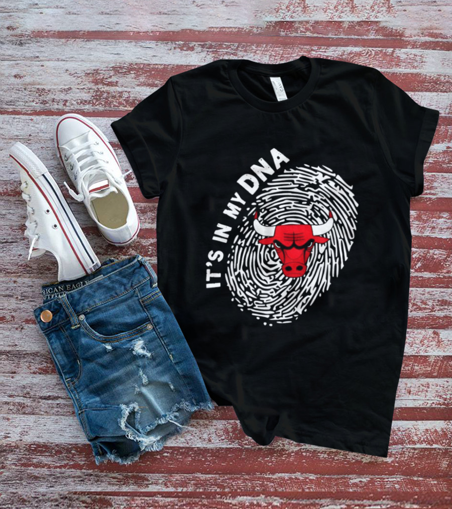 Chicago Bulls It's In My DNA Fingerprint T-Shirt