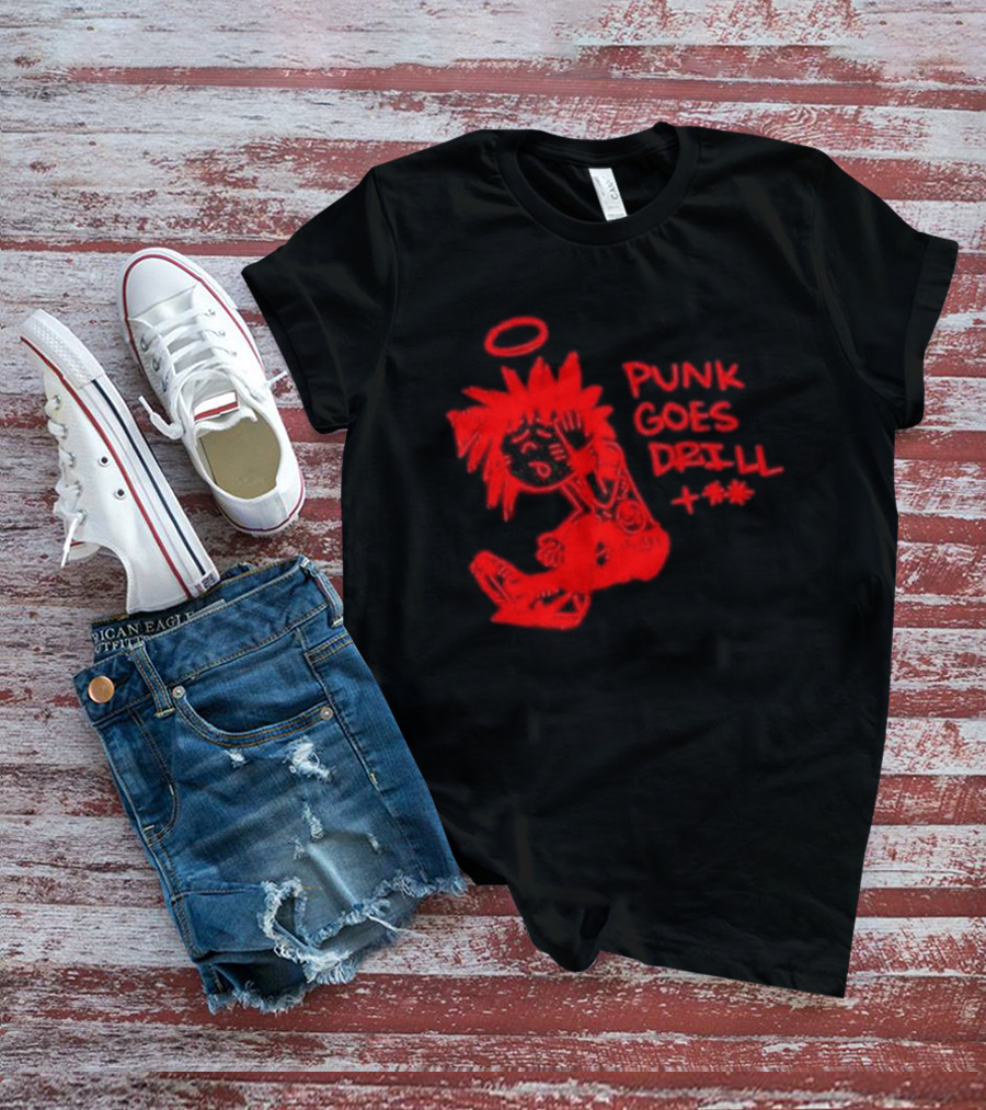 Punk Goes Drill Rocnation Anniversary Halo Cartoon T-Shirt