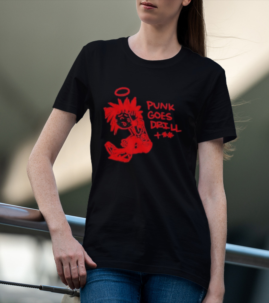 Punk Goes Drill Rocnation Anniversary Halo Cartoon T-Shirt