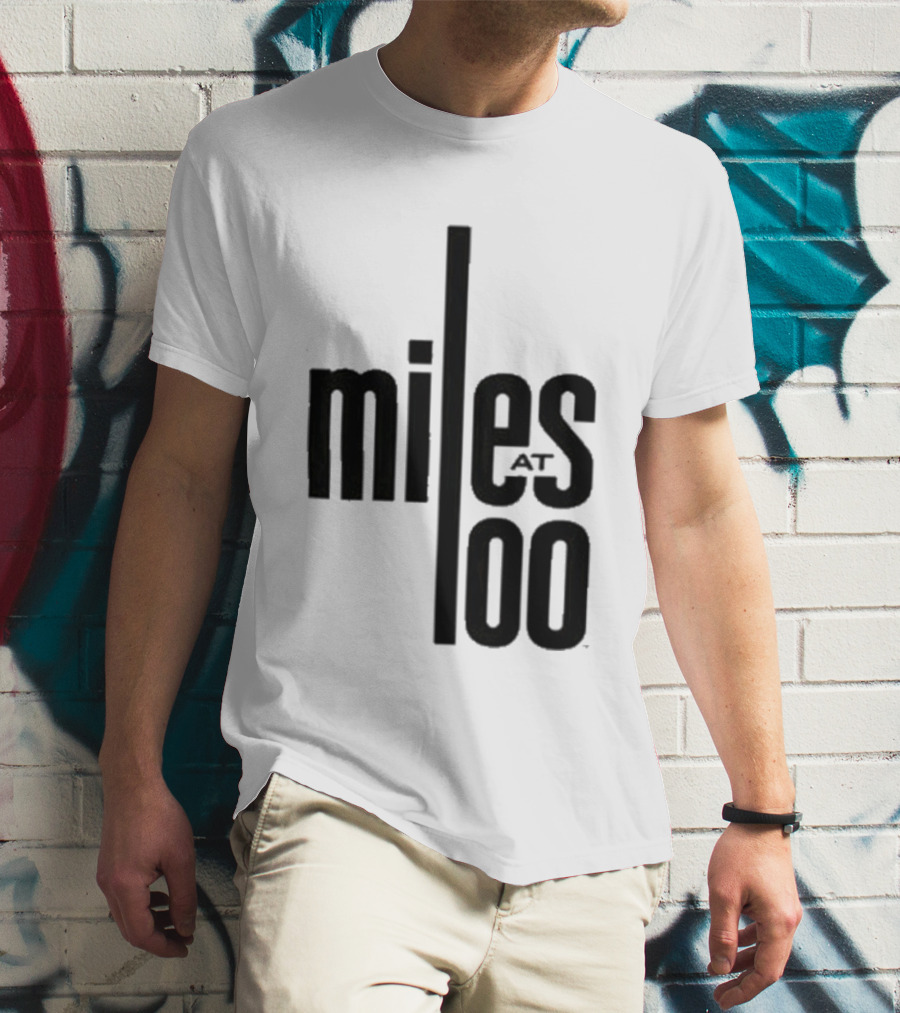 Miles Davis Miles At 100 Black T-Shirt