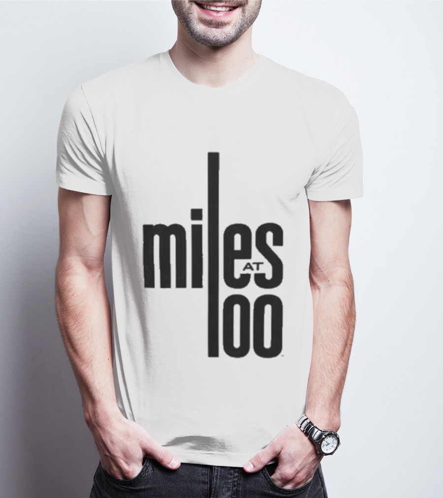 Miles Davis Miles At 100 Black T-Shirt