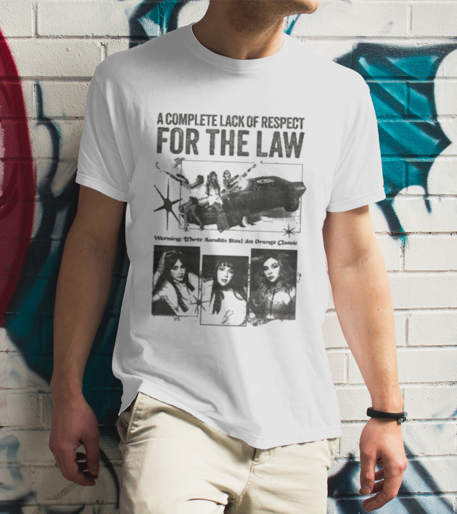 A Complete Lack Of Respect For The Law The Warning Kerosene Newspaper T-Shirt