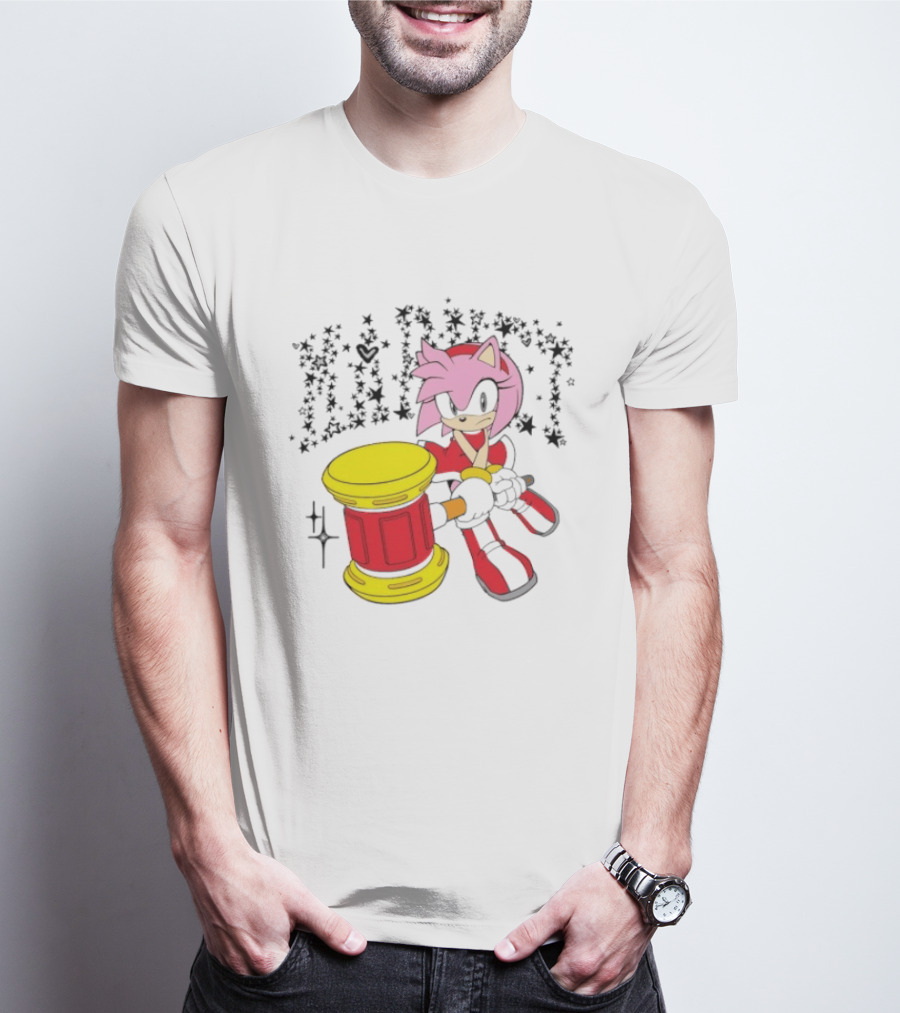 TiaCorine X Hedgehog Amy Rose Collaboration T-Shirt
