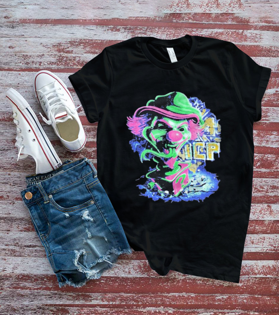 Insane Clown Posse ICP Jack In The Riddle Box Psychedelic Clown T-Shirt