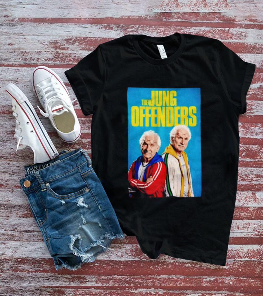 The Jung Offenders Comedy Duo Vintage Look T-Shirt