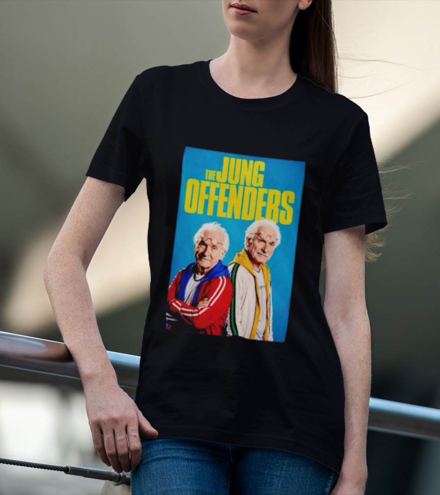 The Jung Offenders Comedy Duo Vintage Look T-Shirt