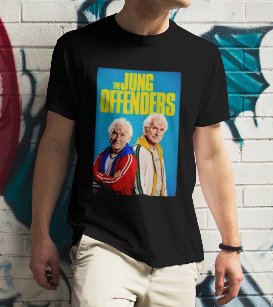 The Jung Offenders Comedy Duo Vintage Look T-Shirt