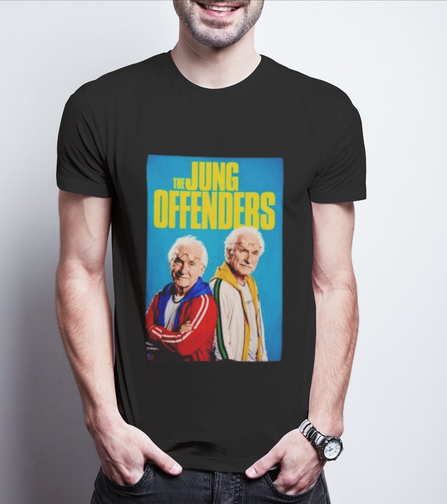 The Jung Offenders Comedy Duo Vintage Look T-Shirt