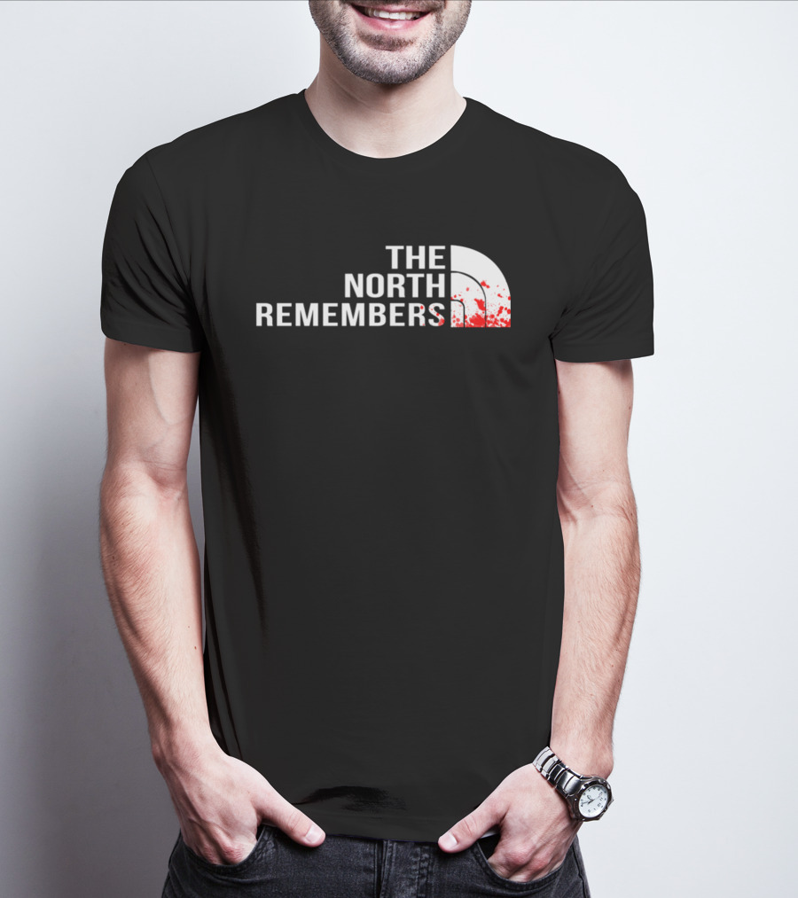 The North Remembers GOT Blood Splatter T-Shirt