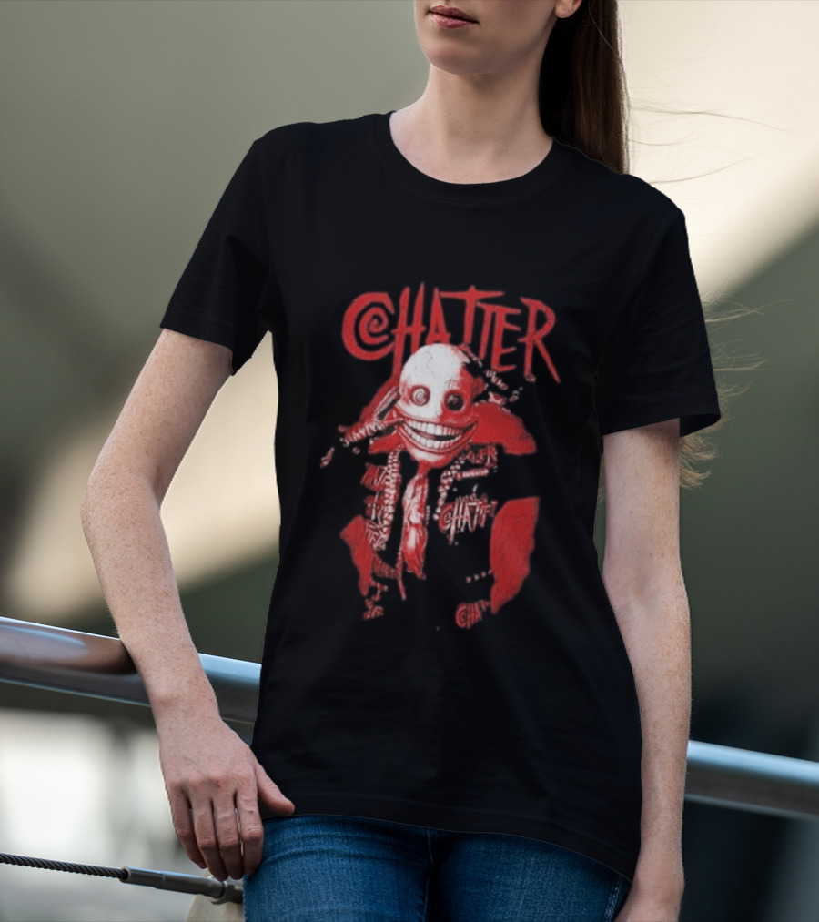 Chatter Panic Character With Distorted Smiling Face T-Shirt