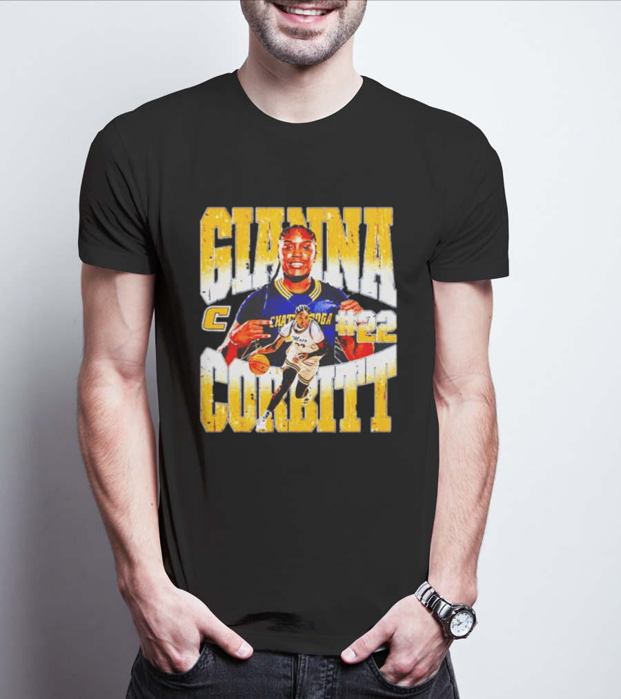 Gianna Corbitt Chattanooga Mocs #22 Basketball T-Shirt
