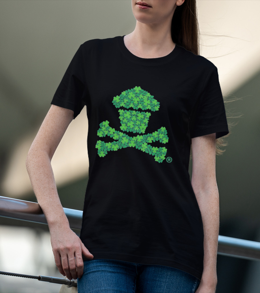 Johnny Cupcakes Clover Cupcake And Crossbones T-Shirt