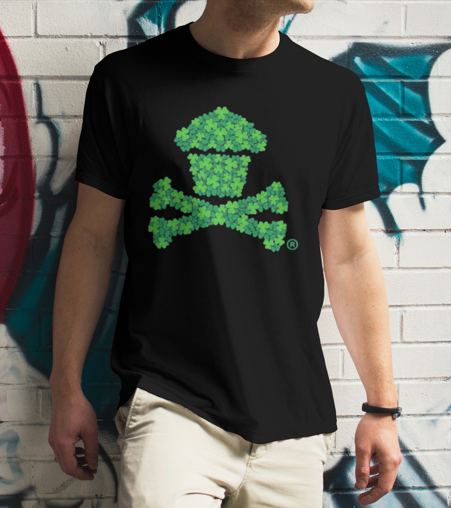 Johnny Cupcakes Clover Cupcake And Crossbones T-Shirt
