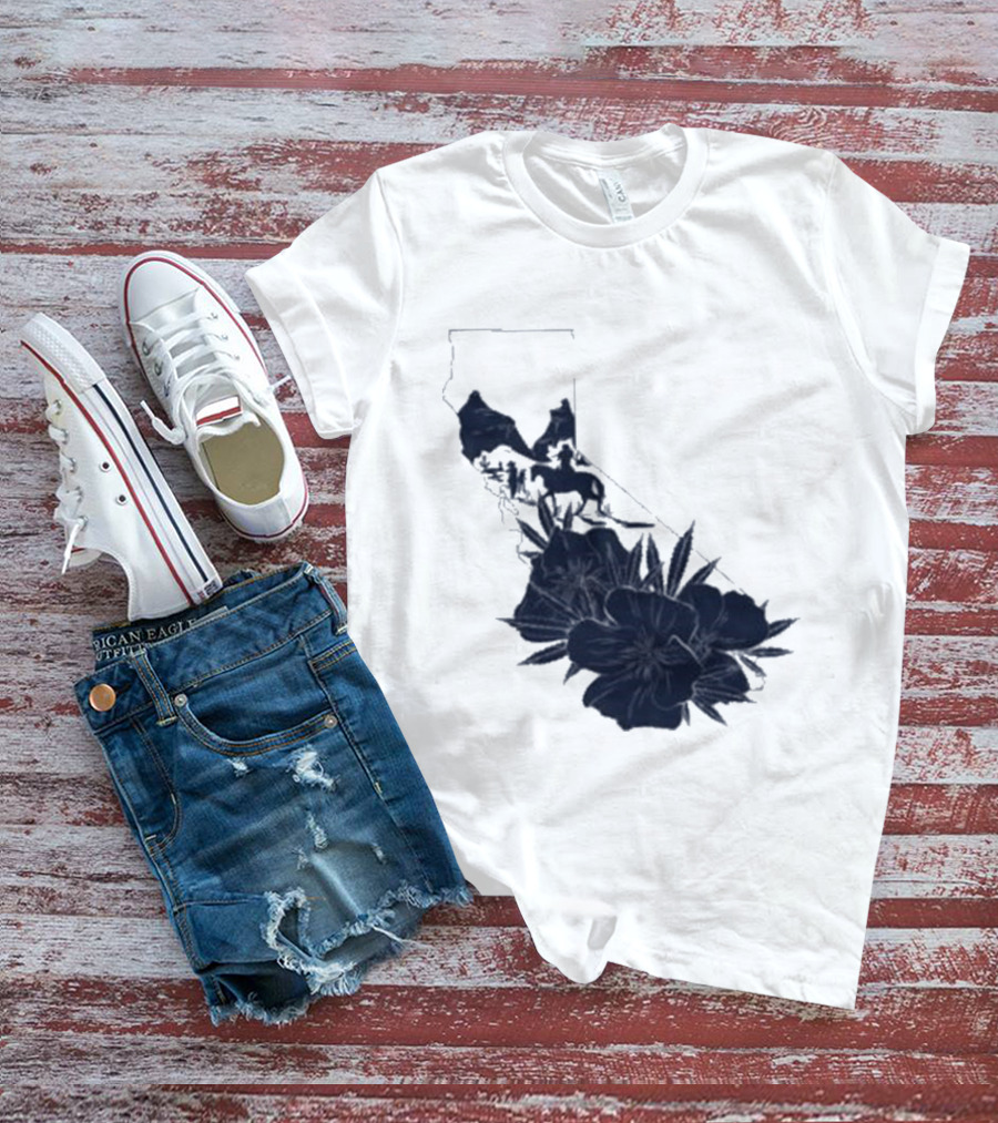 Crooks & Castles Califas California Script Floral T-Shirt