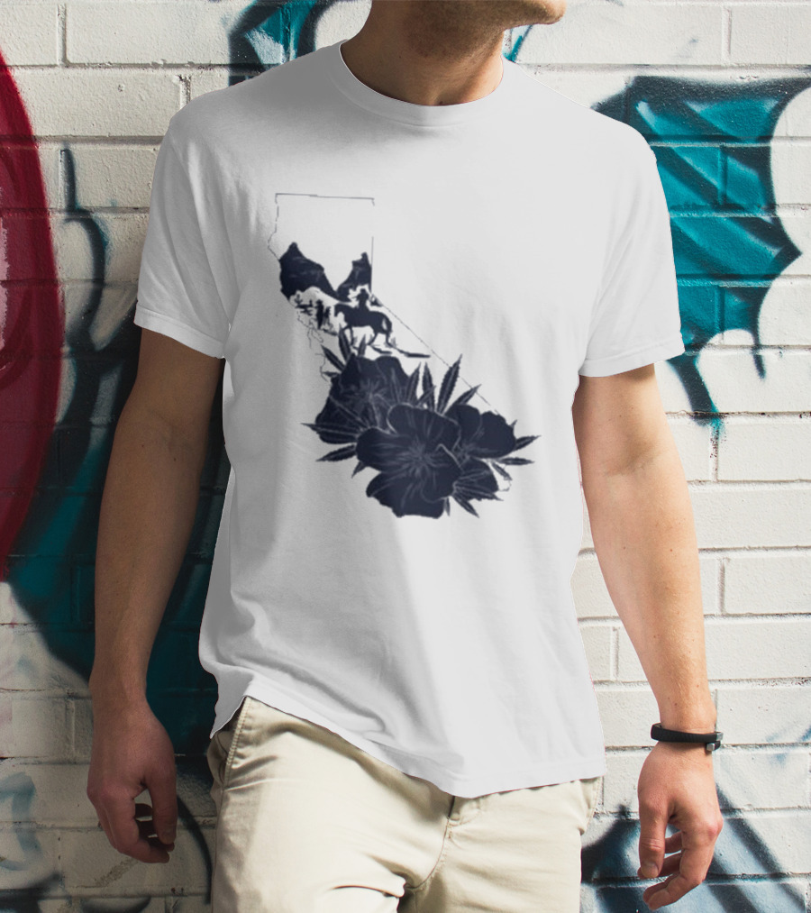 Crooks & Castles Califas California Script Floral T-Shirt