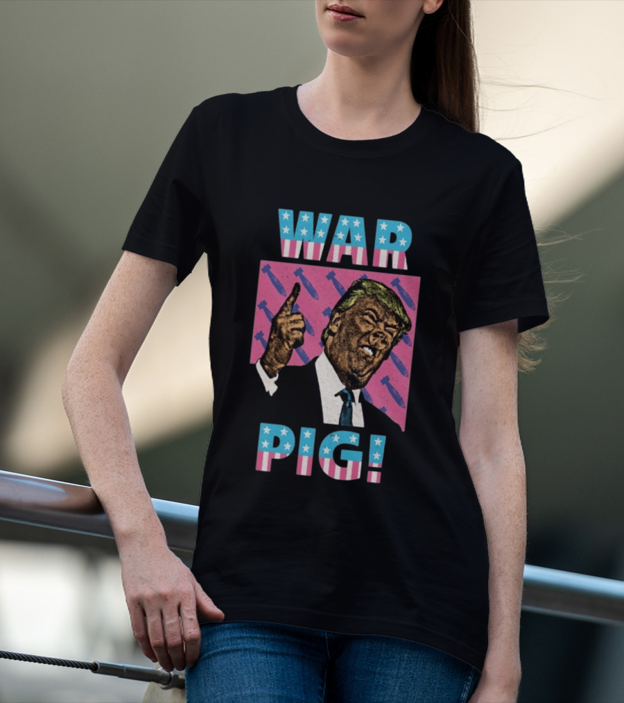 WAR PIG Patriotic Bombs T-Shirt