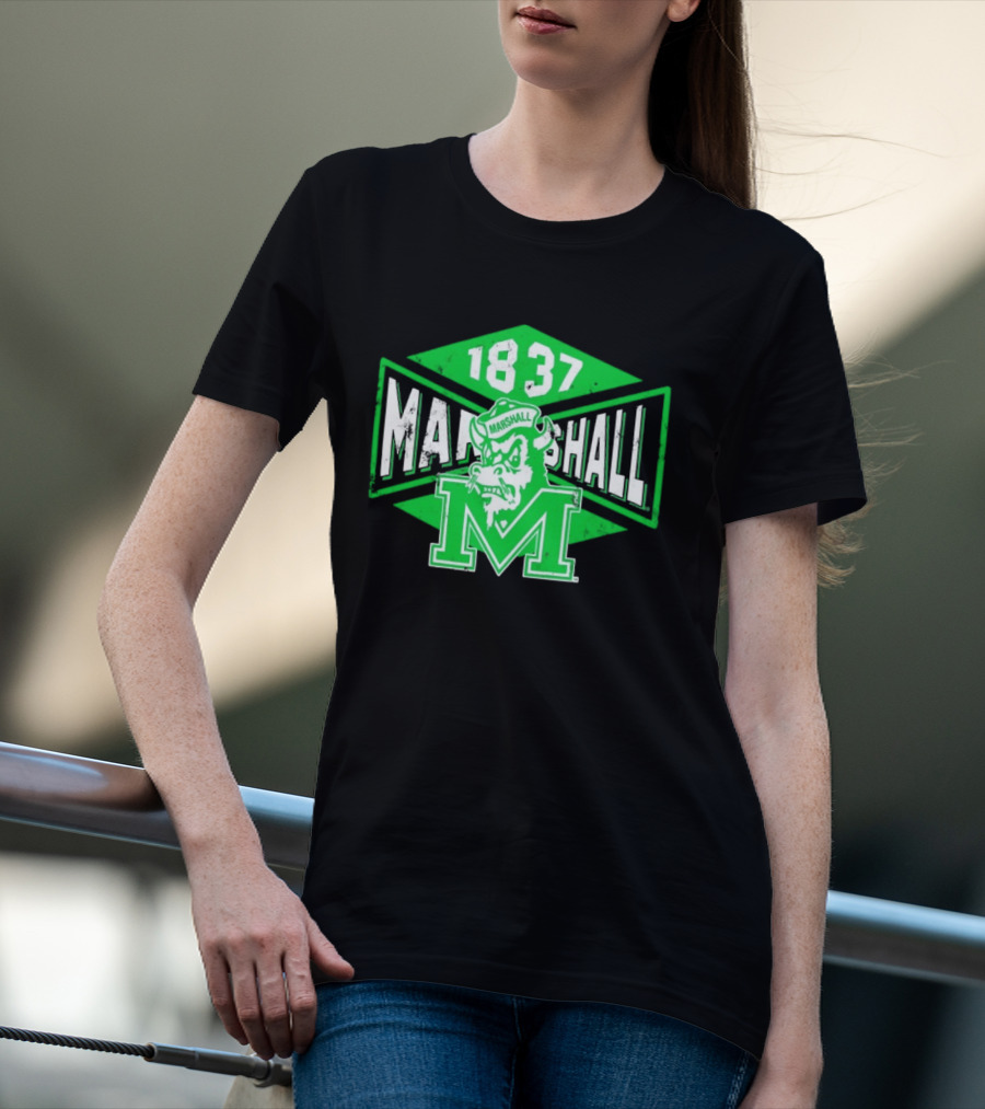 Marshall Thundering Herd 1837 Vintage Retro Team Spirit T-Shirt