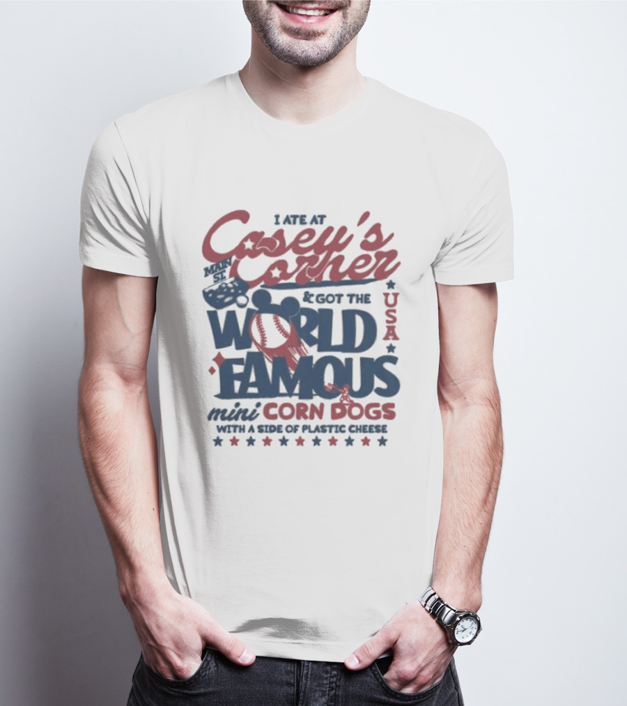Casey's Corner World Famous Mini Corn Dogs USA T-Shirt