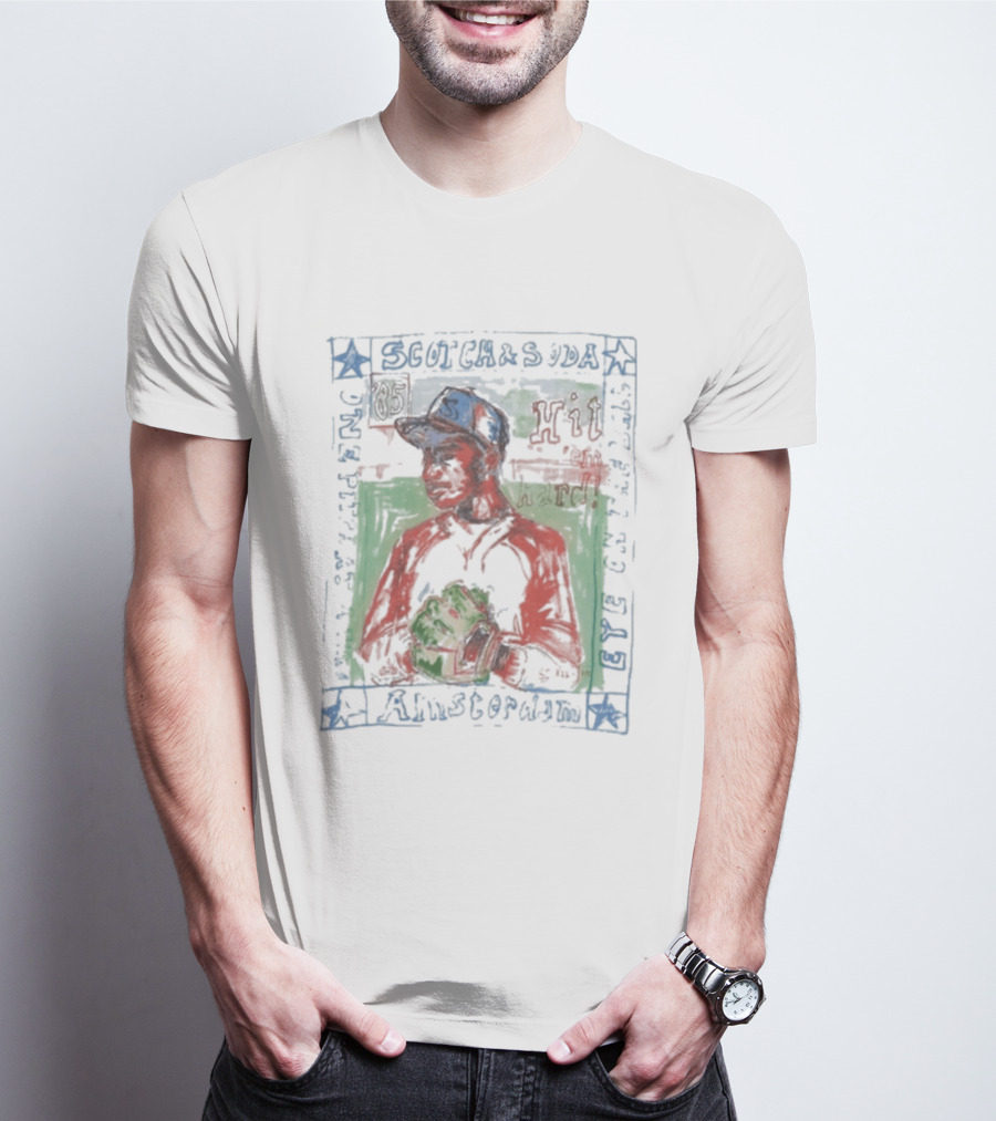 Scotch And Soda Baseball Relaxed Fit T-Shirt