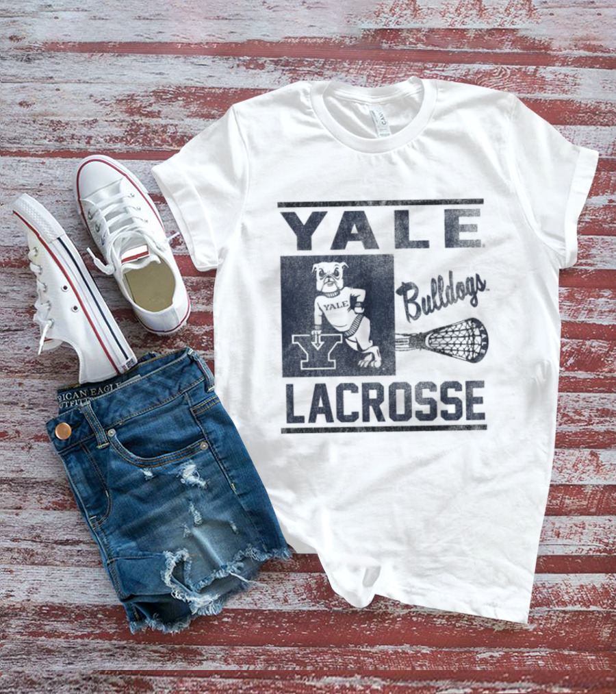 Yale Bulldogs Lacrosse Team Spirit Y T-Shirt