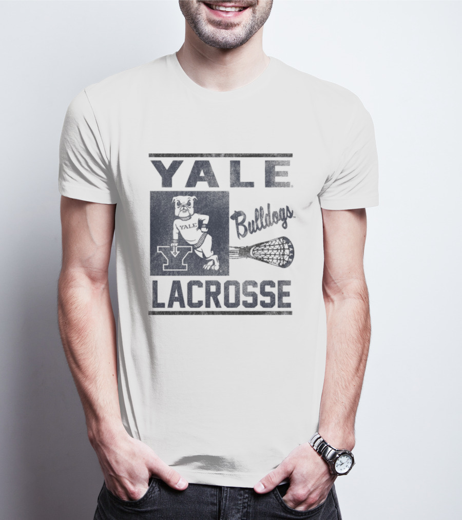 Yale Bulldogs Lacrosse Team Spirit Y T-Shirt