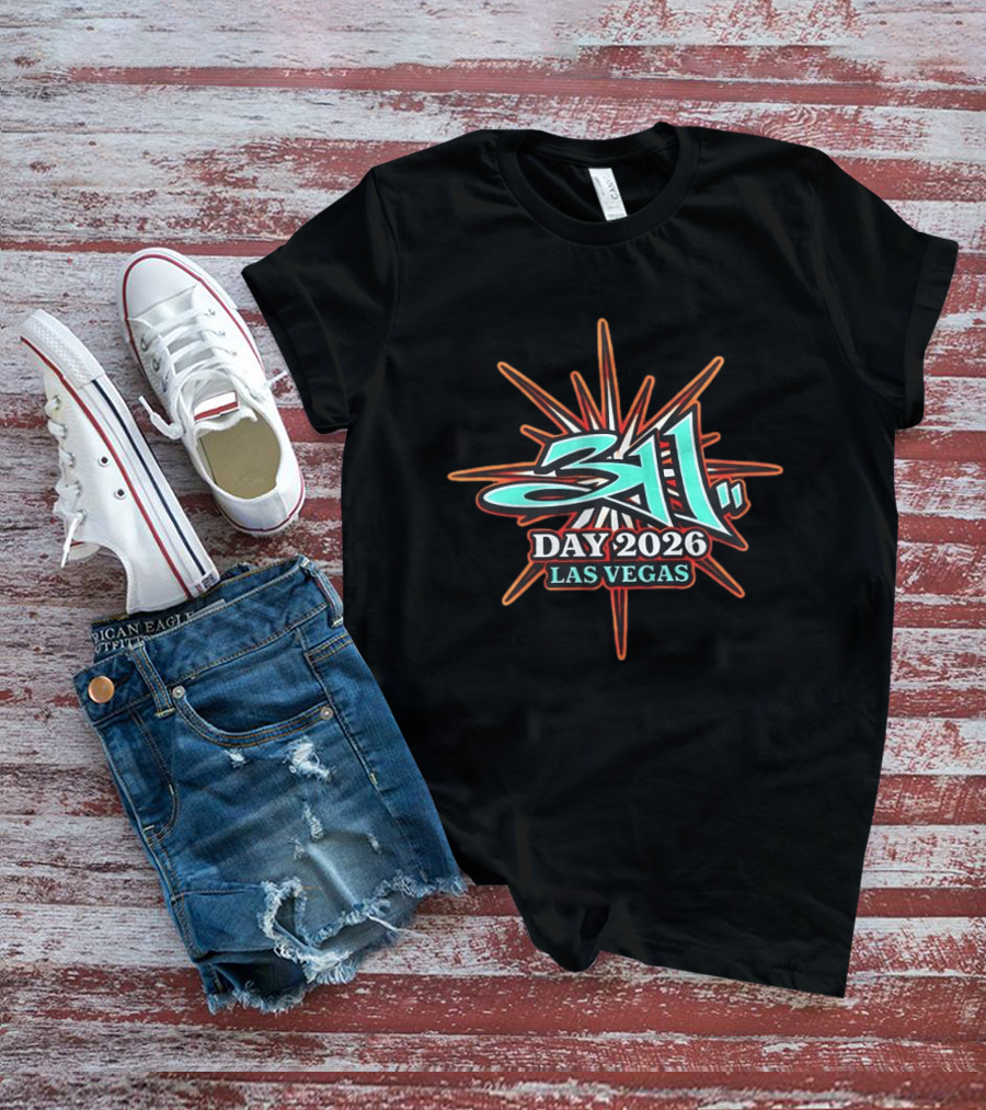 311 Day 2026 Las Vegas Starburst T-Shirt