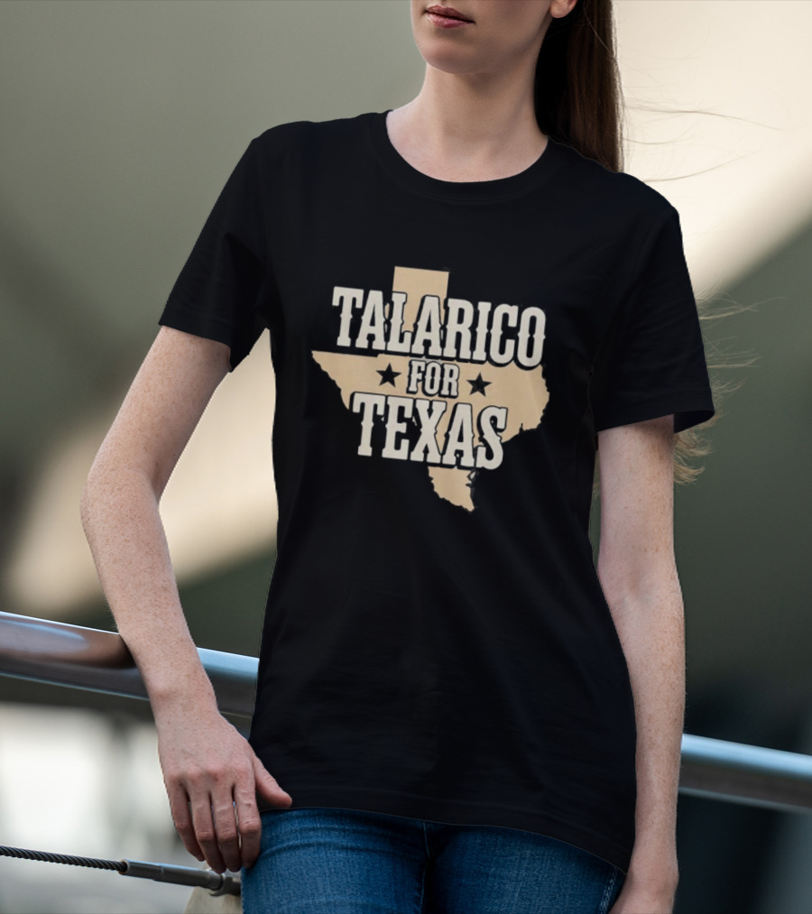 Talarico For Texas Campaign State Map T-Shirt