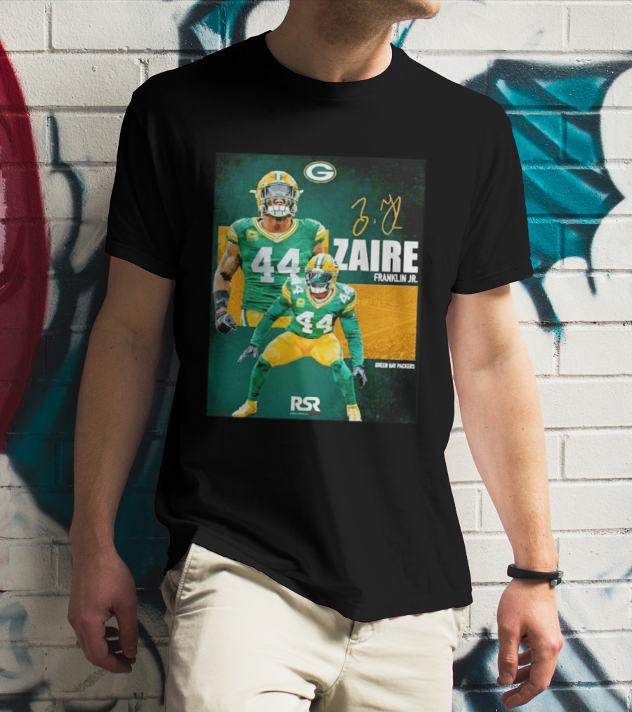 Zaire Franklin Jr Green Bay Packers 44 Signature Edition T-Shirt