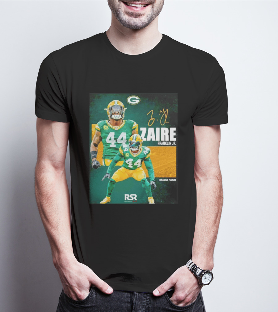 Zaire Franklin Jr Green Bay Packers 44 Signature Edition T-Shirt