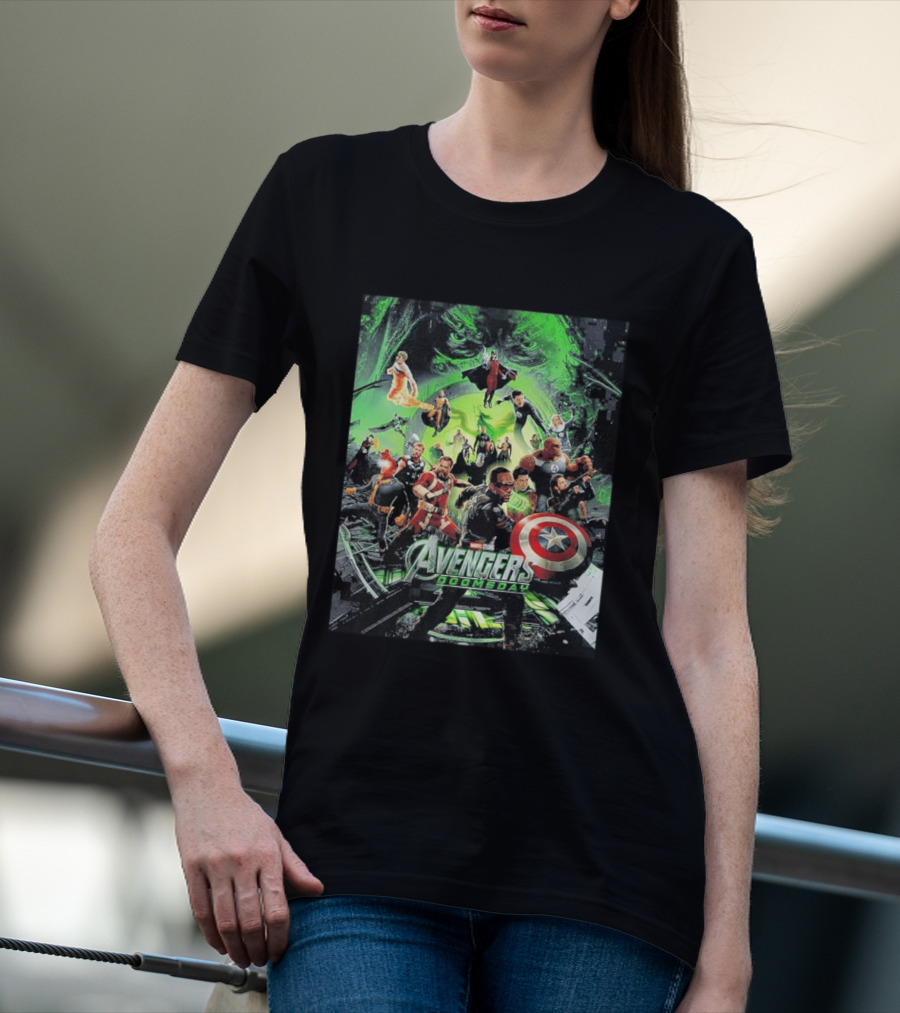 Marvel Avengers Doomsday Teaser Captain America Iron Man Hulk Thor Black Widow Guardians Of The Galaxy T-Shirt