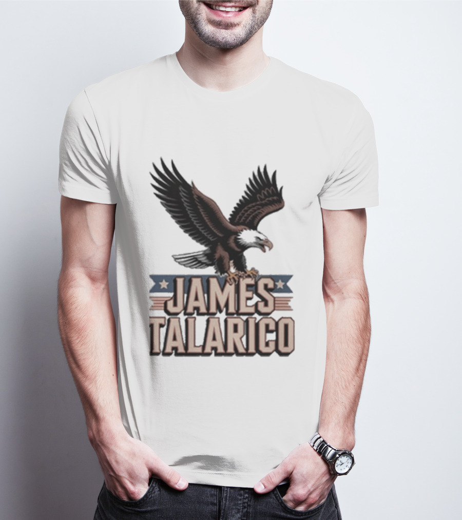 James Talarico Texas Senate 2026 Eagle Stars Stripes T-Shirt