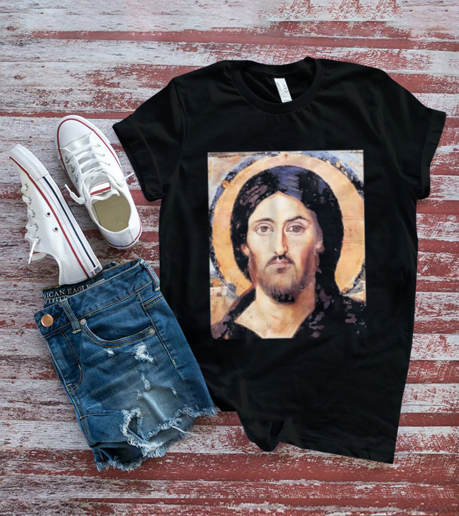 Jesus Christ Pantocrator Icon St. Catherine's Monastery Sinai T-Shirt